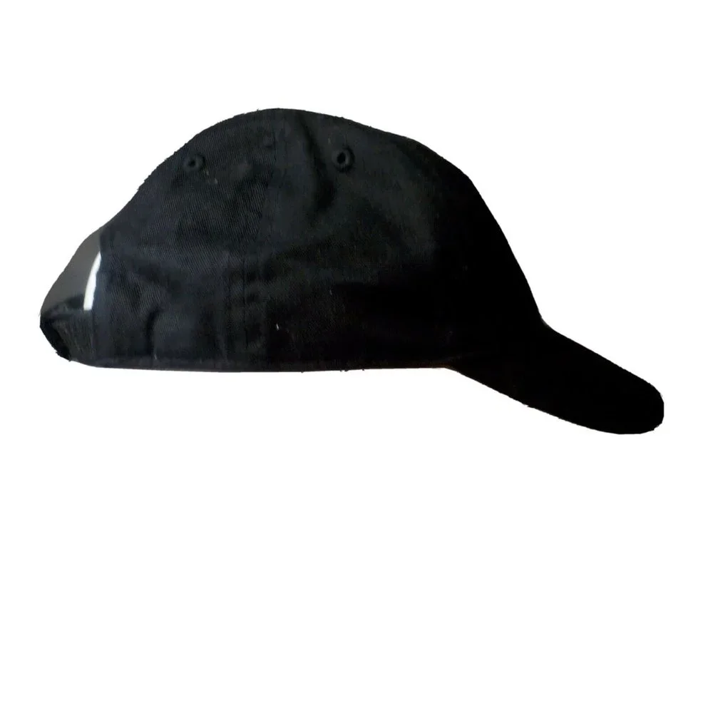 Nike Just Do It Strapback Hat Ball Cap Black w/ Pink Swoosh Toddler Size
